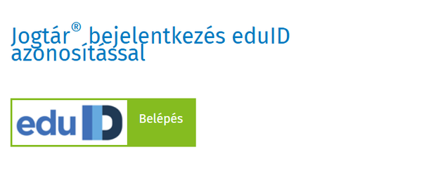 Komplex jogtár belépés