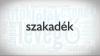 Embedded thumbnail for SZAKADÉK